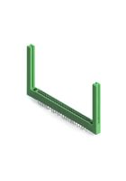 EDAC 307-046-459-258 Card Edge Connector, Dual Side, 1.57 mm, 46 Contacts, Through Hole Mount, Right Angle