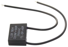 LCR COMPONENTS FE-SP-HDR23-220/100 Safety Capacitor, Radial Box - 2 Pin, 0.22 µF, ± 10%, X2, Panel Mount