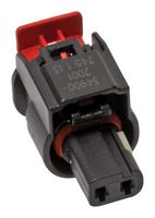 MOLEX 34900-2120 Automotive Connector Housing, Black, Key A, MXP120 Sealed 34900 Series, Receptacle, 2 Positions