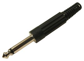 MULTICOMP PRO MP1022 Phone Audio Connector, 2 Contacts, Plug, 6.35 mm, Cable Mount, Plastic Body