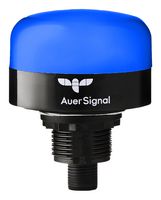 AUER SIGNAL SD50-B Beacon, Blue, IP66/IP67/IP69/IP69K/IP6K9K, 1.45 W, 30 VDC, 1.97" Dia, 2.56" H, -40 to 50 °C
