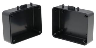 BUD INDUSTRIES DPB-4763 Plastic Enclosure, DIN Rail, ABS, 114.3 mm, 88.9 mm, 63.5 mm