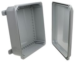 BUD INDUSTRIES DPS-28730 Plastic Enclosure, Polycarbonate, 355.6 mm, 304.8 mm, 132.08 mm, IP65, IP66