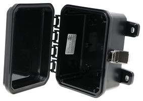 BUD INDUSTRIES HPB-37214-B Plastic Enclosure, Polycarbonate, 182.88 mm, 132.08 mm, 106.68 mm, IP65, IP66