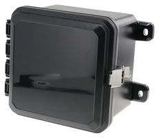 BUD INDUSTRIES HPB-37215-B Plastic Enclosure, Polycarbonate, 182.88 mm, 182.88 mm, 144.78 mm, IP65, IP66