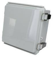 BUD INDUSTRIES PTQ-11146 Plastic Enclosure, Multipurpose, ABS, 149.86 mm, 149.86 mm, 88.9 mm, IP67