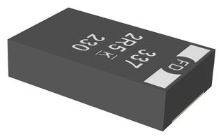 KEMET T523H337M016APE070 Tantalum Polymer Capacitor, 330 µF, ± 20%, 16 V, H, 0.07 ohm, 2924 [7361 Metric]