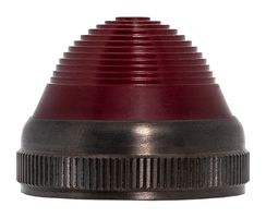 WAKEFIELD THERMAL 0800511203 Indicator Lens, Red, Torpedo, 1 ", Lens Cap, Dialight 378 Series Panel Mount Indicators