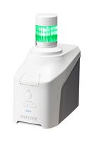 PATLITE NHB4-1-G Signal Tower, 1 Tier, Green, AC Adaptor, 80 dB, Ethernet Connector, 5 Tone, 240 VAC/ 24 VDC