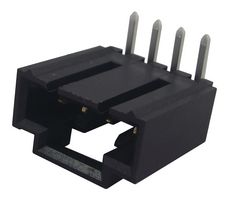 MOLEX 70553-0003 Pin Header, Signal, Wire-to-Board, 2.54 mm, 1 Rows, 4 Contacts, Through Hole Right Angle