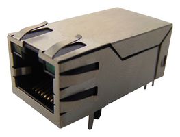 PULSE ELECTRONICS JK0-2500NL Modular Connector, RJ45 Jack, 1 x 1 (Port), 8P8C, Through Hole Mount