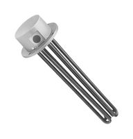 OMEGA TPR-102 Immersion Heater, Corrosive Fluids, 1 kW, 240 V, Fluoropolymer Coated Stainless Steel, 20 W/in²