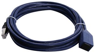 L-COM TRD626ADS-MPTL-10F Ethernet Cable, Cat6a, RJ45 Plug to RJ45 Jack, SFTP (Screened Foiled Twisted Pair), Blue, 3.05 m