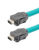 L-COM TRGIX601IN-TEL-10M Ethernet Cable, Cat6a, IX Type A Plug to IX Type A Plug