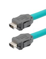 L-COM TRGIX601IN-TEL-2M Ethernet Cable, Cat6a, IX Type A Plug to IX Type A Plug