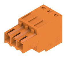 WEIDMULLER 1690200000 Pluggable Terminal Block, 3.5 mm, 3 Positions, 26 AWG, 14 AWG, 1.5 mm², Tension Clamp