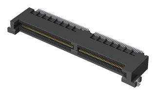 SAMTEC MEC5-080-01-L-RA-W2-TR Card Edge Connector, Dual Side, 1.57 mm, 160 Contacts, Surface Mount, Right Angle