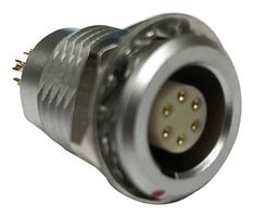 NORCOMP 822B006-203RF01 Circular Connector, Standard Circular Connector, QUIK-LOQ 822B Series, Bulkhead Receptacle