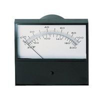 OMEGA 7045-J-225 Analog Panel Meter, Temperature, -60°C to +110°C, -75°F to +225°F, 4.09 mm, 4.64 mm, 7000 Series