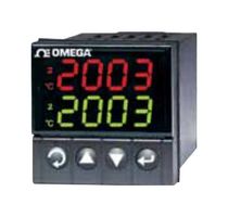 OMEGA CNI1644-C24 Temperature Process Controller, 1/16 DIN, 0.5 Deg Accuracy, B/C/E/J/K/L/N/R/S/T/J DIN, 250 VAC