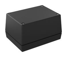 SERPAC 133R2AA,BK Plastic Enclosure, Electronic, ABS, 64 mm, 82 mm, 111 mm, IP67
