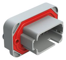 AMPHENOL SINE/TUCHEL AT15-18PA-BM03GY Automotive Connector, AT Series, Panel Mount Receptacle, 18 Contacts, PCB Pin, Thermoplastic Body