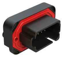 AMPHENOL SINE/TUCHEL AT15-18PA-BM04BK Automotive Connector, AT Series, Panel Mount Receptacle, 18 Contacts, PCB Pin, Thermoplastic Body