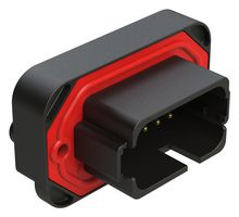 AMPHENOL SINE/TUCHEL AT15-18PB-BM04BK Automotive Connector, AT Series, Panel Mount Receptacle, 18 Contacts, PCB Pin, Thermoplastic Body