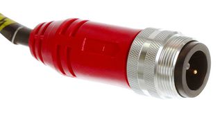 MOLEX 130064-0447 Sensor Cable, 1-3/8"-M35, BradPower D-Size Plug, BradPower D-Size Receptacle, 3 Positions, 1 m
