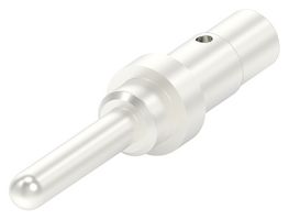 TE CONNECTIVITY 2390329-1 Heavy Duty Connector Contact, Pin, 8 AWG, Crimp, 40 A, Copper Alloy