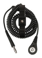 DESCO 09088 Wrist Strap, Fixed, Small, Snap/Stud, 6ft