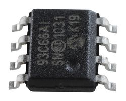 MICROCHIP 93C66A-I/SN EEPROM, Microwire, 4 Kbit, 512 x 8bit, Microwire, 3 MHz, SOIC, 8 Pins