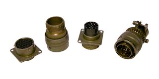 AMPHENOL INDUSTRIAL PT08E8-4S-SR Circular Connector, PT Series, MIL-DTL-26482 Series I, Right Angle Plug, 4 Contacts