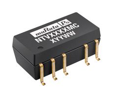 MURATA POWER SOLUTIONS NTV0509MC Isolated Surface Mount DC/DC Converter, Miniature, ITE, 1:1, 1 W, 2 Output, 9 V, 55 mA