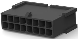 AMP - TE CONNECTIVITY 1-794616-6 Connector Housing, Micro MATE-N-LOK Series, Plug, 16 Positions, 3 mm
