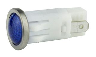 VCC / VISUAL COMMUNICATIONS COMPANY 1092QD6-28V LED Panel Mount Indicator, Blue, 28 V, 12.7 mm, 25 mA, 3.2 cd