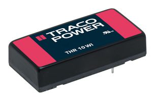 TRACO POWER THR 10-4822WI Isolated Through Hole DC/DC Converter, ITE, DIP, 4:1, 10 W, 2 Output, 12 V