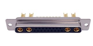 NORCOMP 680M21WA4SL211 Combination Layout D Sub Connector, Power-D 680M Series, DC-21WA4, Receptacle, 21 Contacts