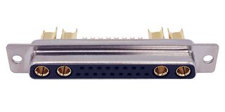 NORCOMP 680M21WA4SL411 Combination Layout D Sub Connector, Power-D 680M Series, DC-21WA4, Receptacle, 21 Contacts