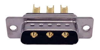 NORCOMP 680M3W3103L211 Combination Layout D Sub Connector, Power-D 680M Series, DA-3W3, Plug, 3 Contacts, 3 Power