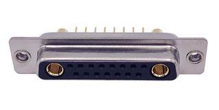 NORCOMP 681M17W2203L011 Combination Layout D Sub Connector, Power-D 681M Series, DB-17W2, Receptacle, 17 Contacts