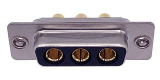 NORCOMP 681M3W3203L011 Combination Layout D Sub Connector, Power-D 681M Series, DA-3W3, Receptacle, 3 Contacts, 3 Power