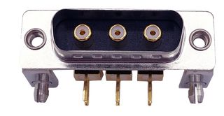 NORCOMP 685M3W3103L461 Combination Layout D Sub Connector, Power-D 685M Series, DA-3W3, Plug, 3 Contacts, 3 Power