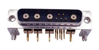 NORCOMP 685M9W4103L461 Combination Layout D Sub Connector, Power-D 685M Series, DB-9W4, Plug, 9 Contacts