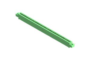 EDAC 337-041-559-604 Card Edge Connector, Single Side, 1.57 mm, 41 Contacts, Through Hole Mount, Right Angle