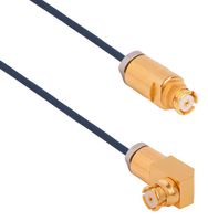 AMPHENOL SV MICROWAVE 7012-2004 RF / Coaxial Cable Assembly, 3 ", 76.2 mm, 0.047" Superflex, SMP Right Angle Jack, SMP Jack