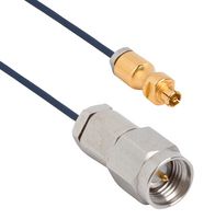 AMPHENOL SV MICROWAVE 7032-9437 RF / Coaxial Cable Assembly, 3 ", 76.2 mm, 0.047" Superflex, SMPM Jack, SMA Plug, 50 ohm