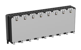 TE CONNECTIVITY - ERNI 224516-E Mezzanine Connector, Receptacle, 1 mm, 2 Rows, 50 Contacts, Surface Mount Straight, Copper Alloy