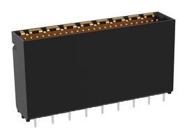 TE CONNECTIVITY - ERNI 224562-E Mezzanine Connector, Plug, 1 mm, 2 Rows, 50 Contacts, Surface Mount, Through Hole Mount