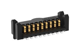 ERNI - TE CONNECTIVITY 224920-E Mezzanine Connector, Hermaphroditic, 0.8 mm, 1 Rows, 9 Contacts, Surface Mount Straight